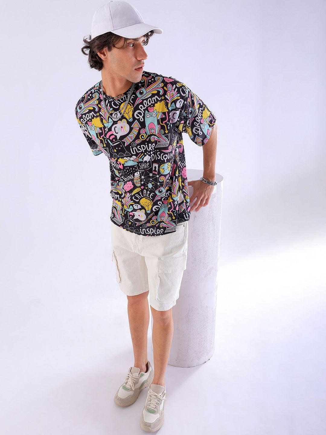 Men's Printed Oversized T-Shirt