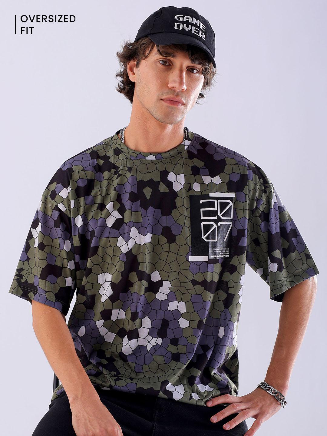 Men's Printed Oversized T-Shirt