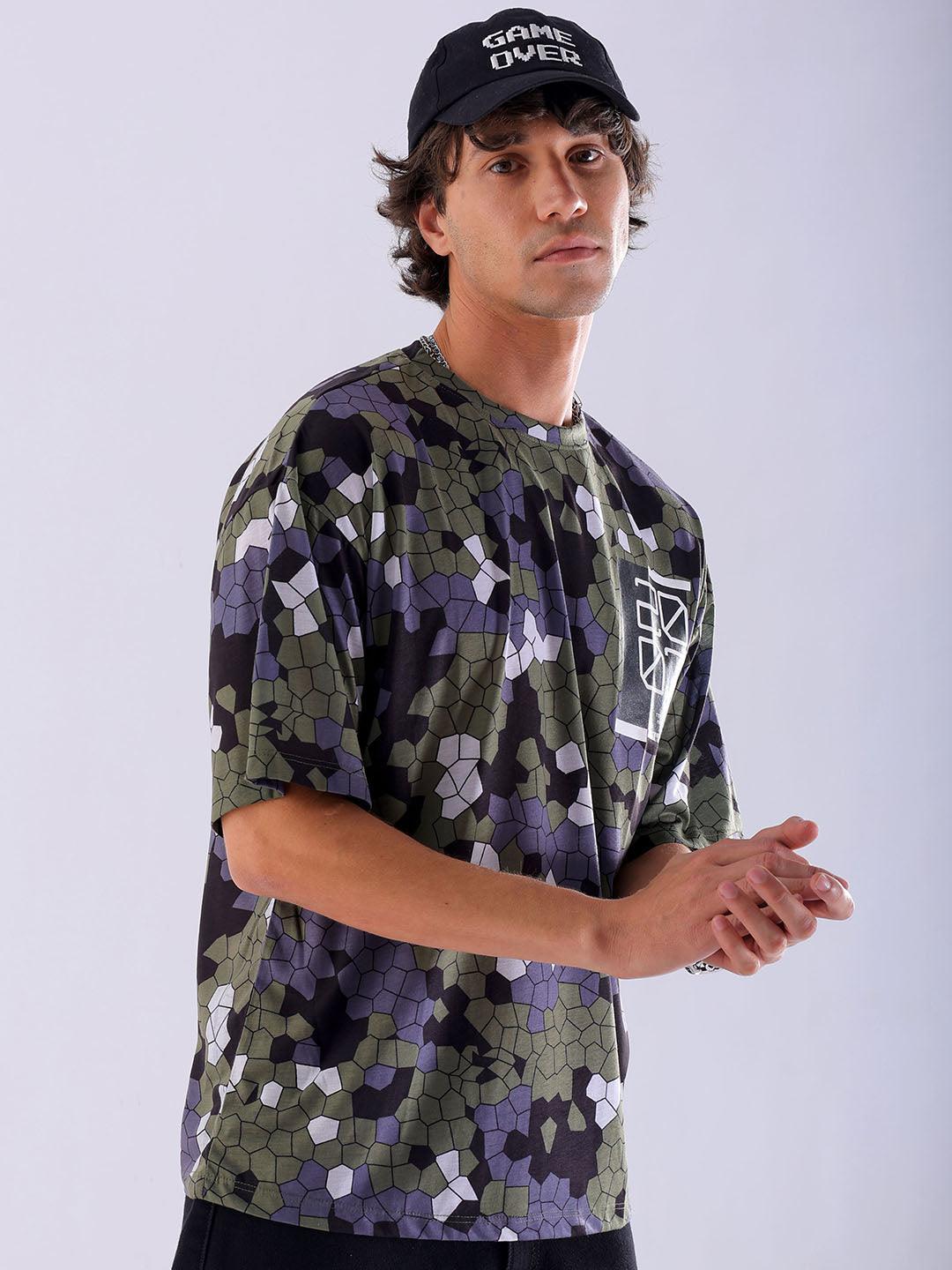 Men's Printed Oversized T-Shirt