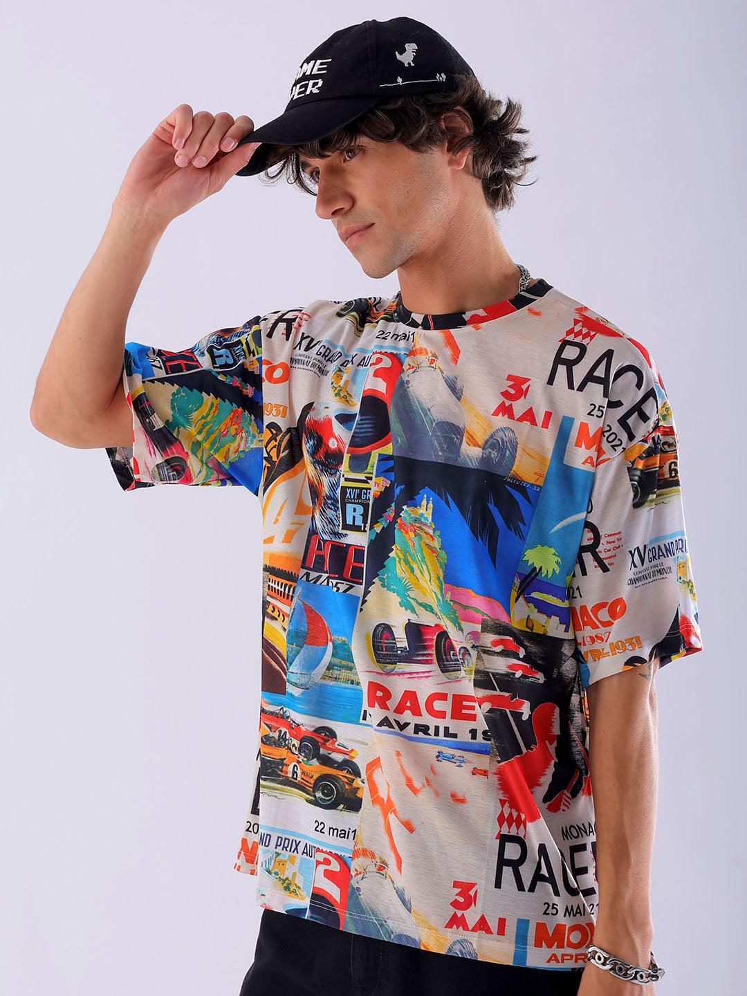 Men's Printed Oversized T-Shirt