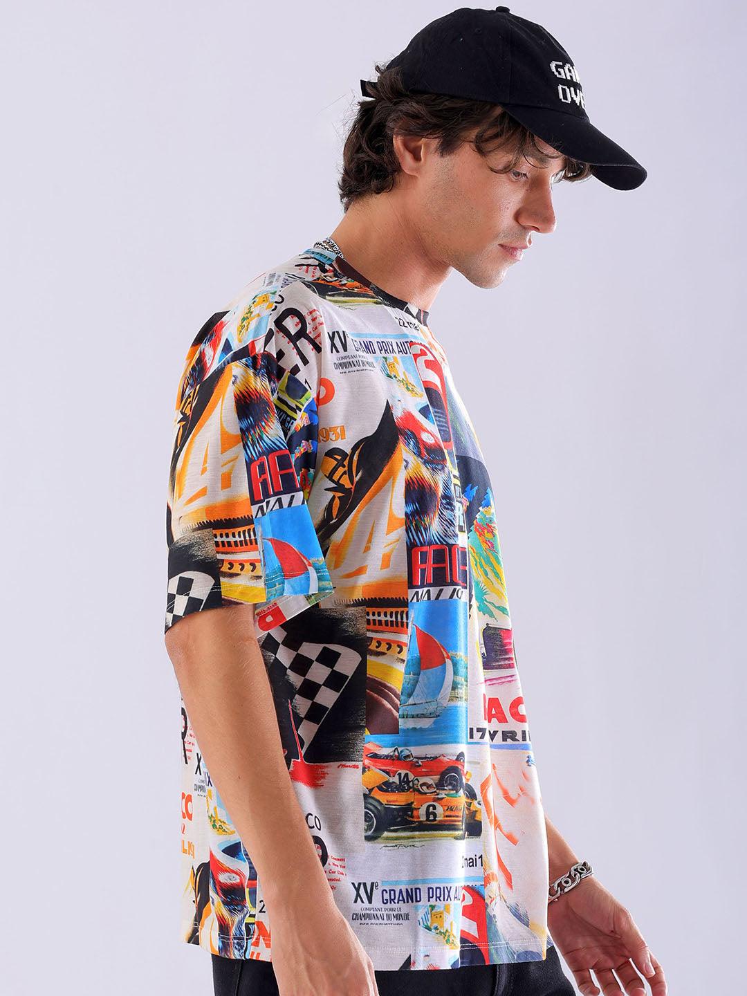 Men's Printed Oversized T-Shirt