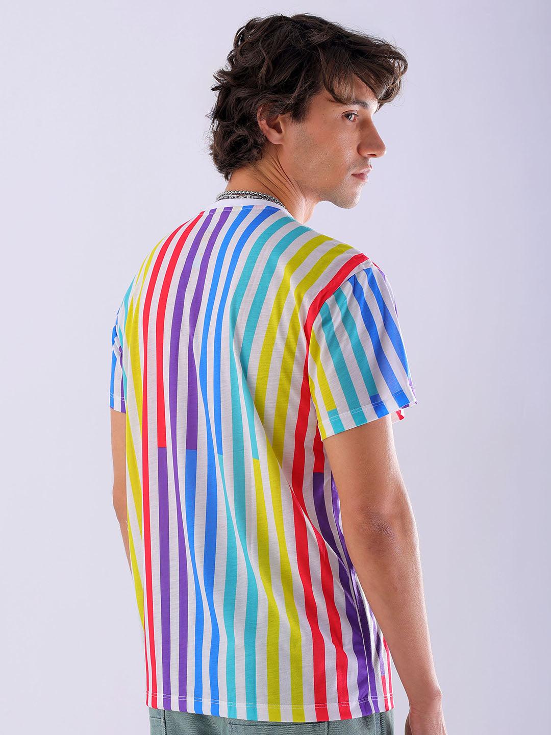 Men's Striped Slim Fit T-Shirt