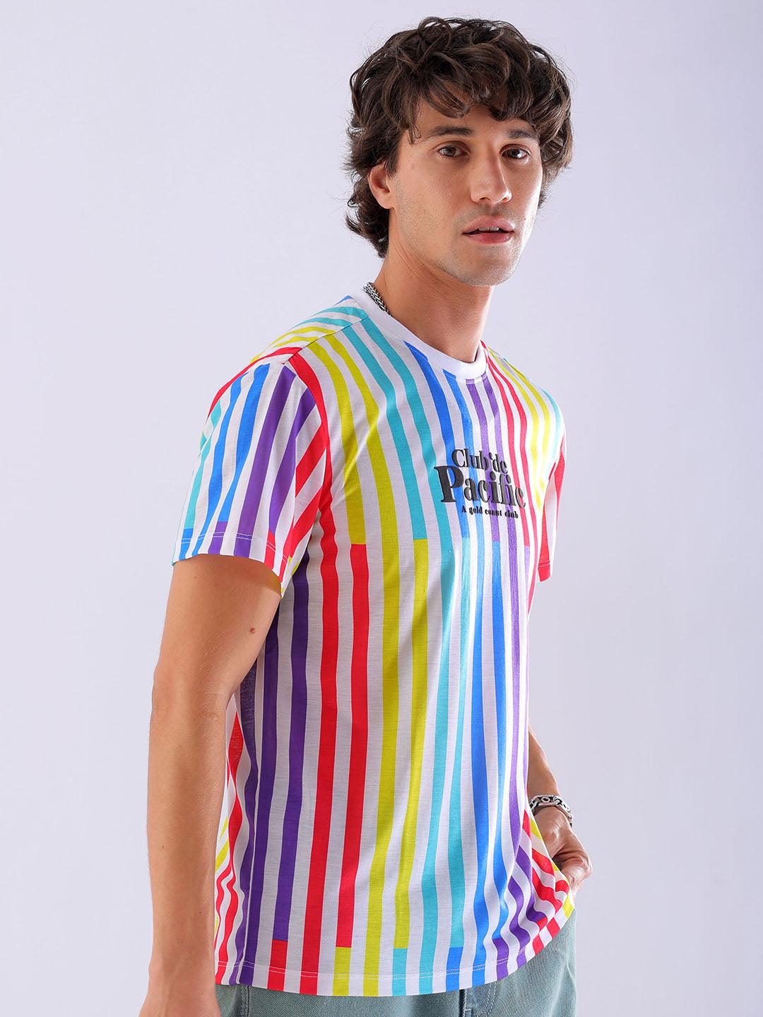 Men's Striped Slim Fit T-Shirt