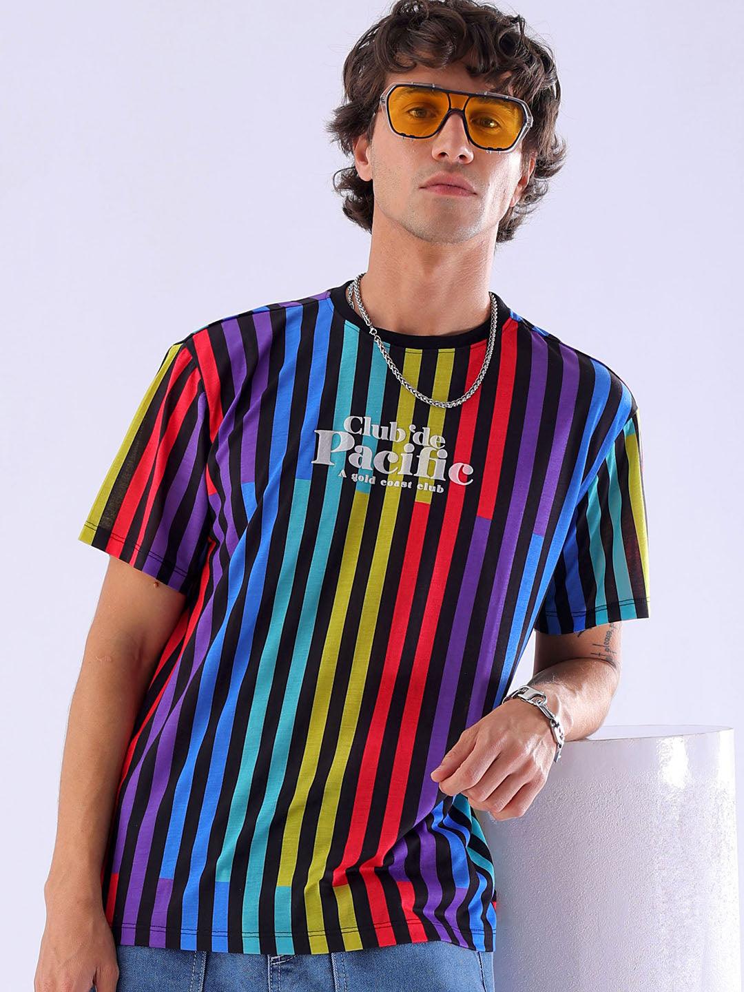 Men's Striped Slim Fit T-Shirt