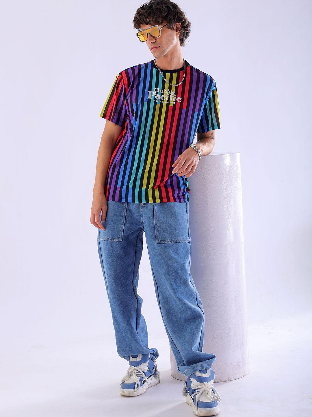 Men's Striped Slim Fit T-Shirt