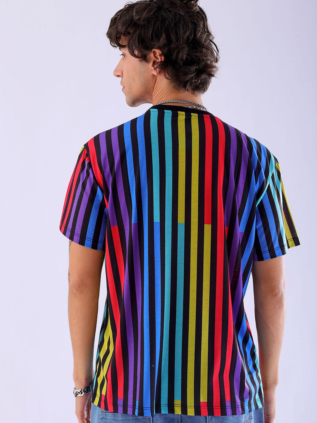 Men's Striped Slim Fit T-Shirt