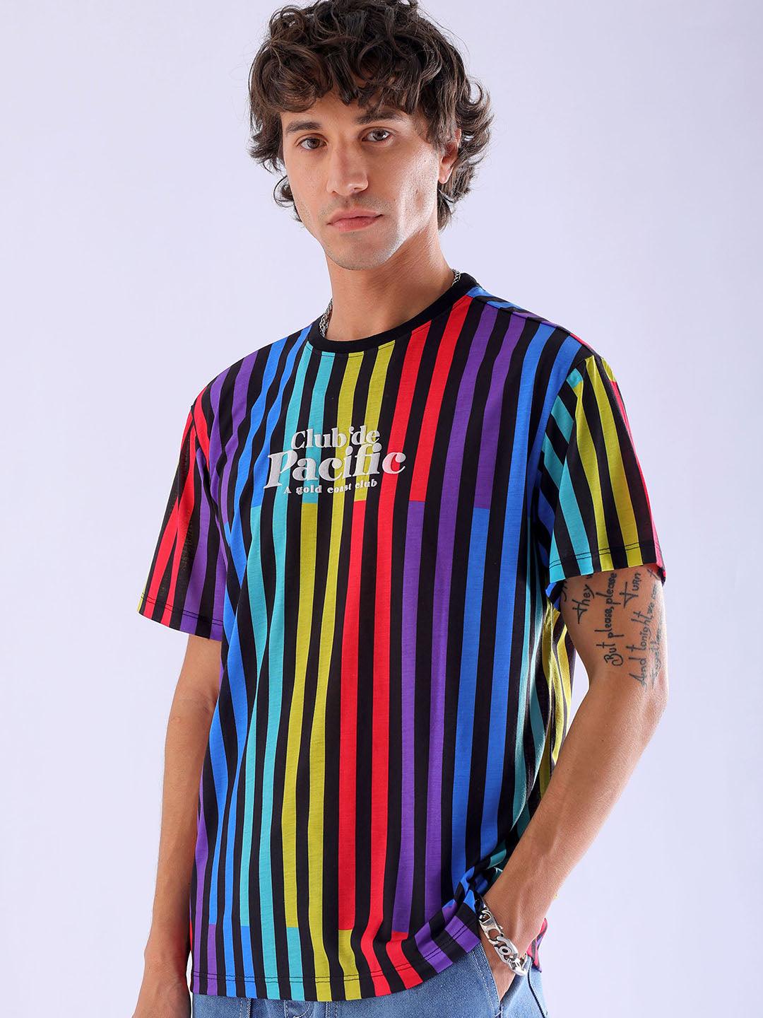 Men's Striped Slim Fit T-Shirt