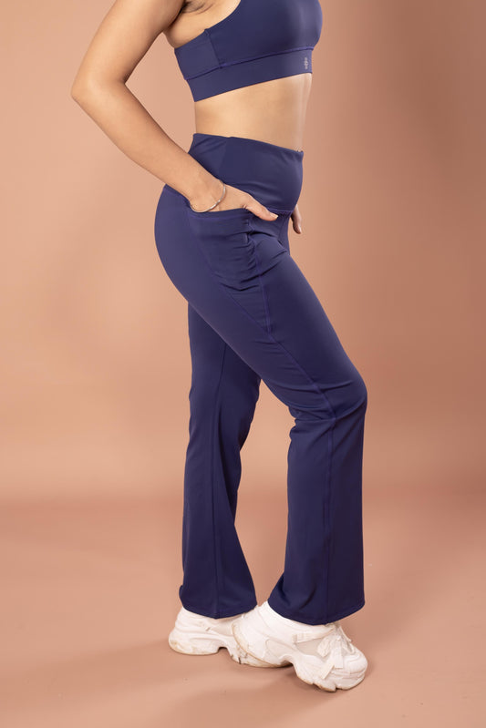 Essential Navy Flare Pants