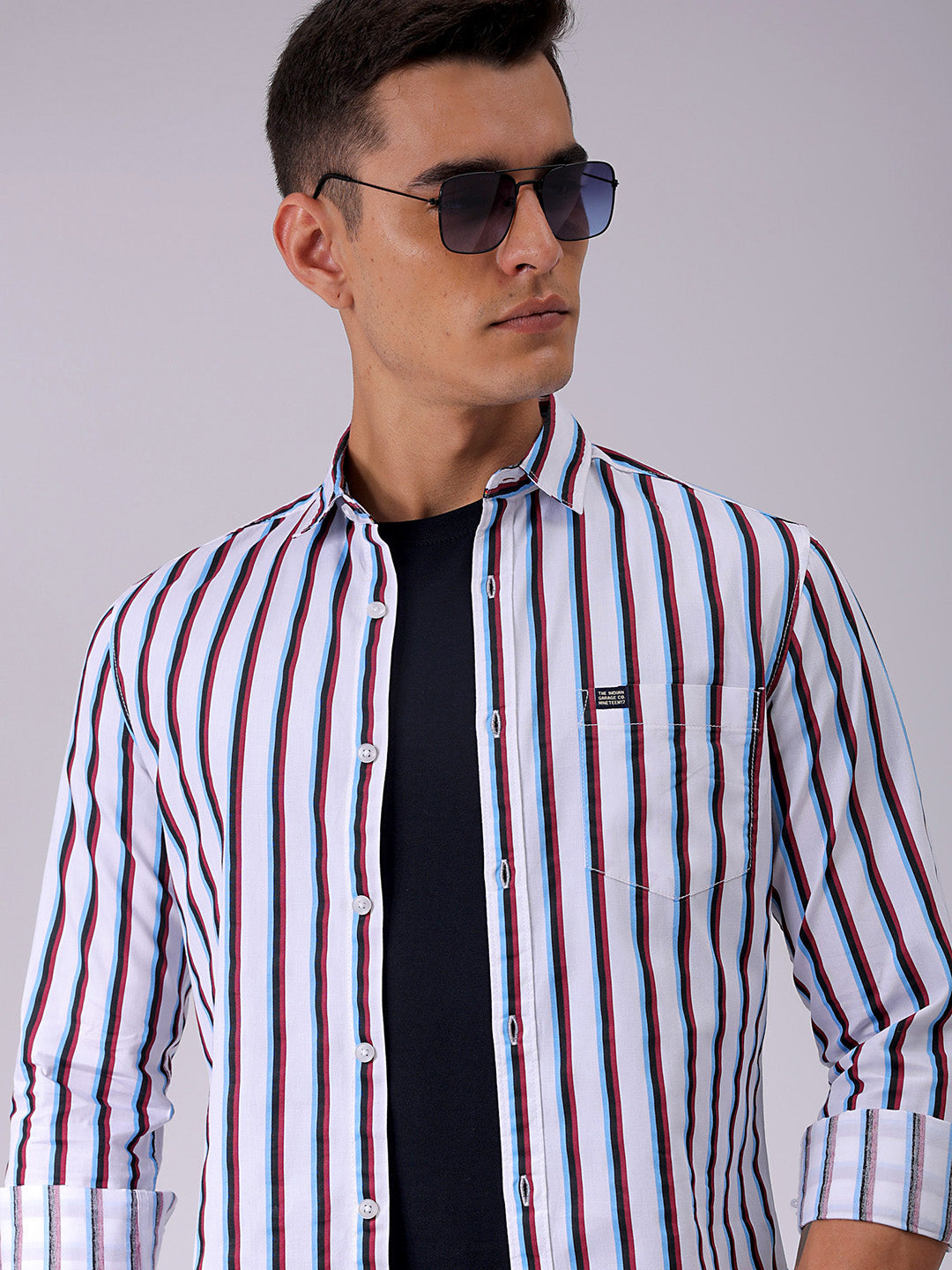 Men's Striped Slim Fit Shirt