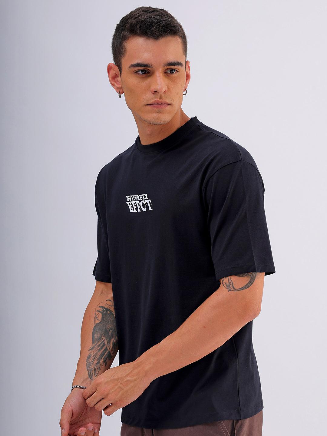 Men's Back Printed Oversized T-Shirt