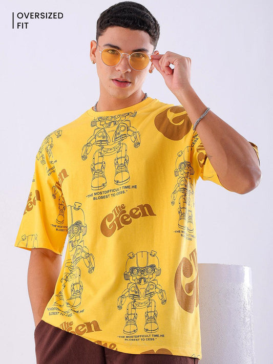 Men's Printed Oversized T-Shirt