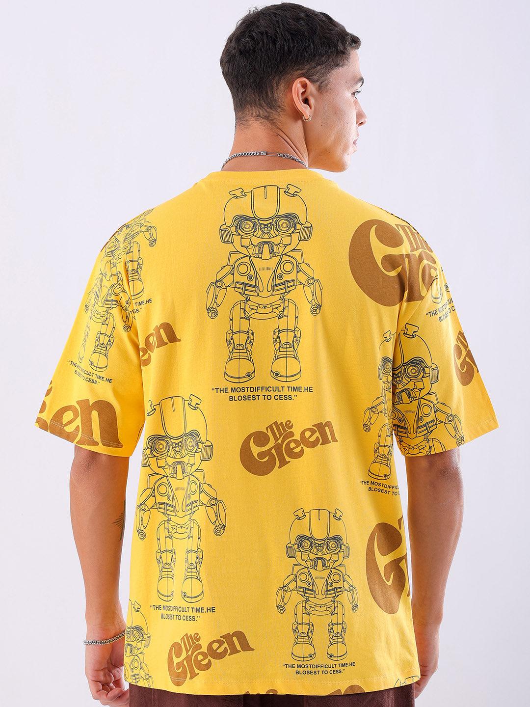 Men's Printed Oversized T-Shirt