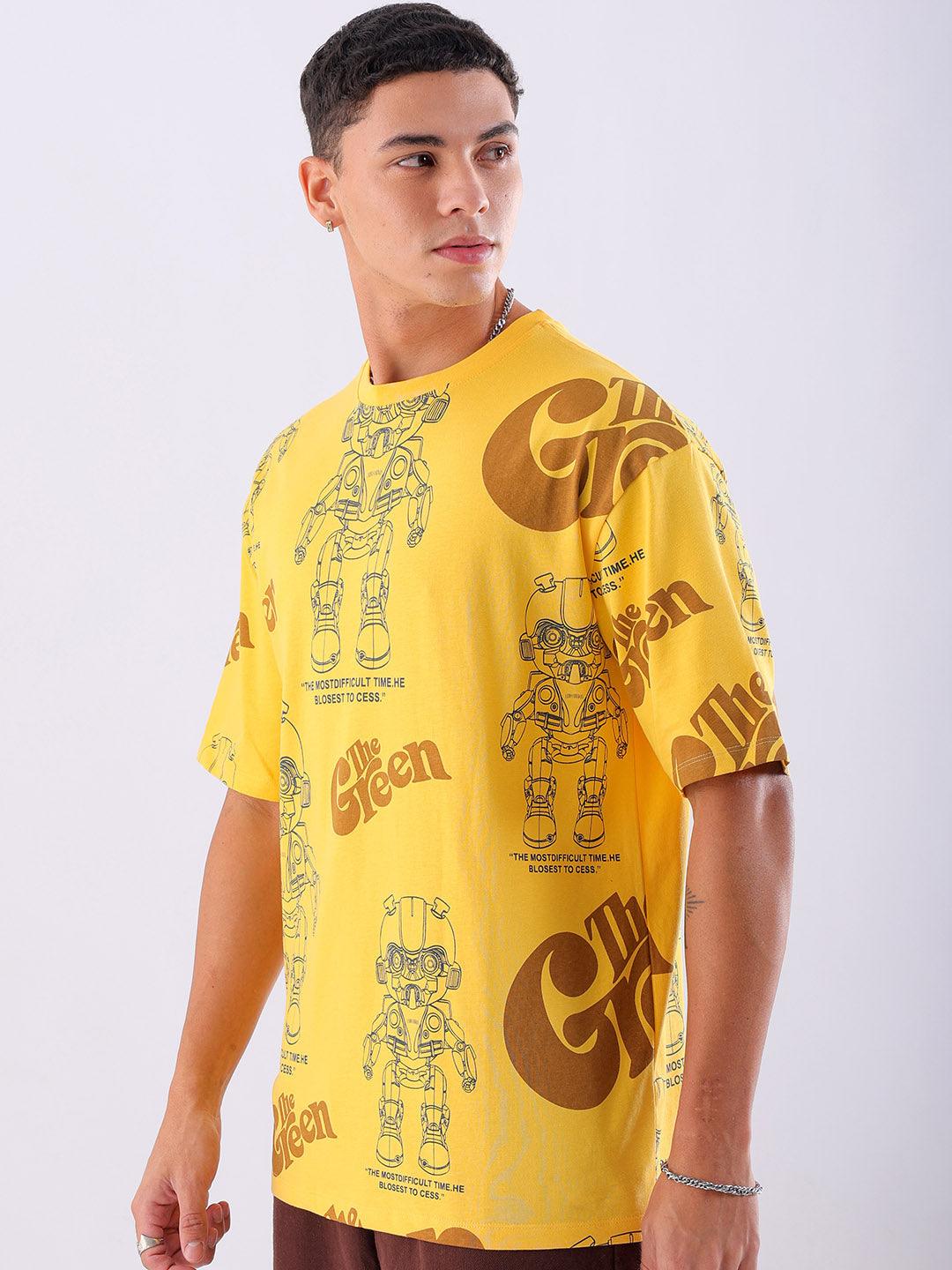 Men's Printed Oversized T-Shirt