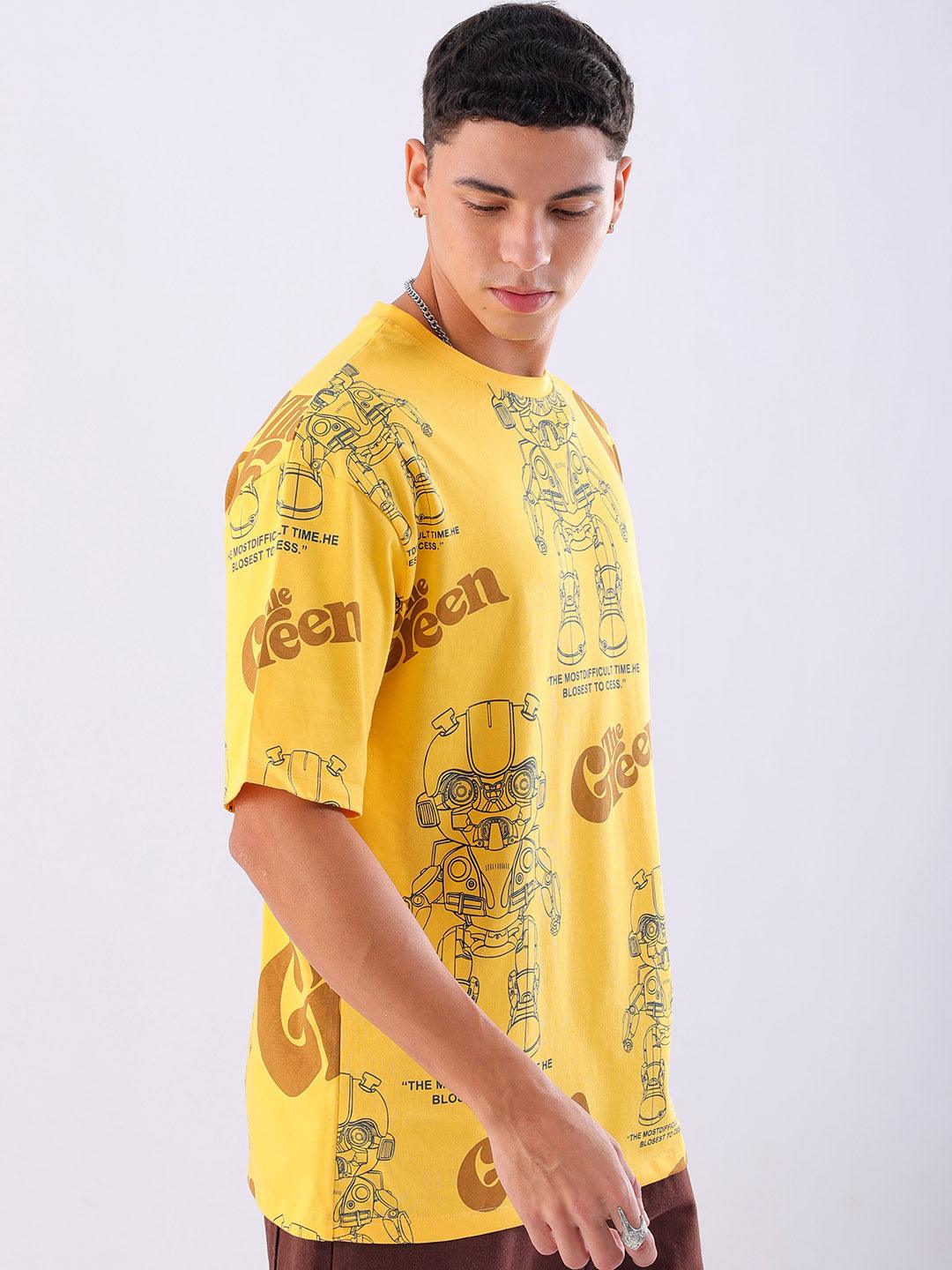 Men's Printed Oversized T-Shirt