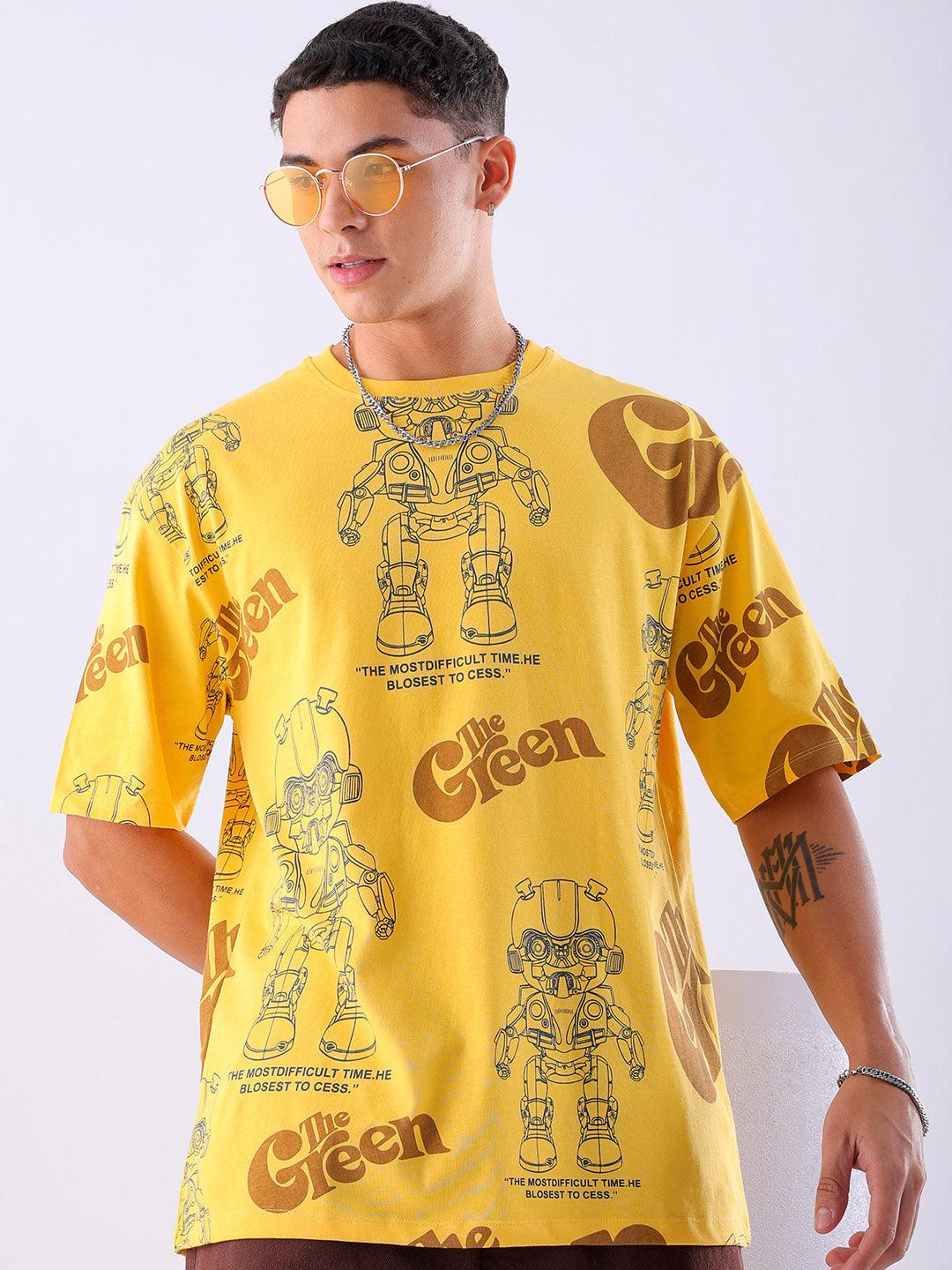 Men's Printed Oversized T-Shirt