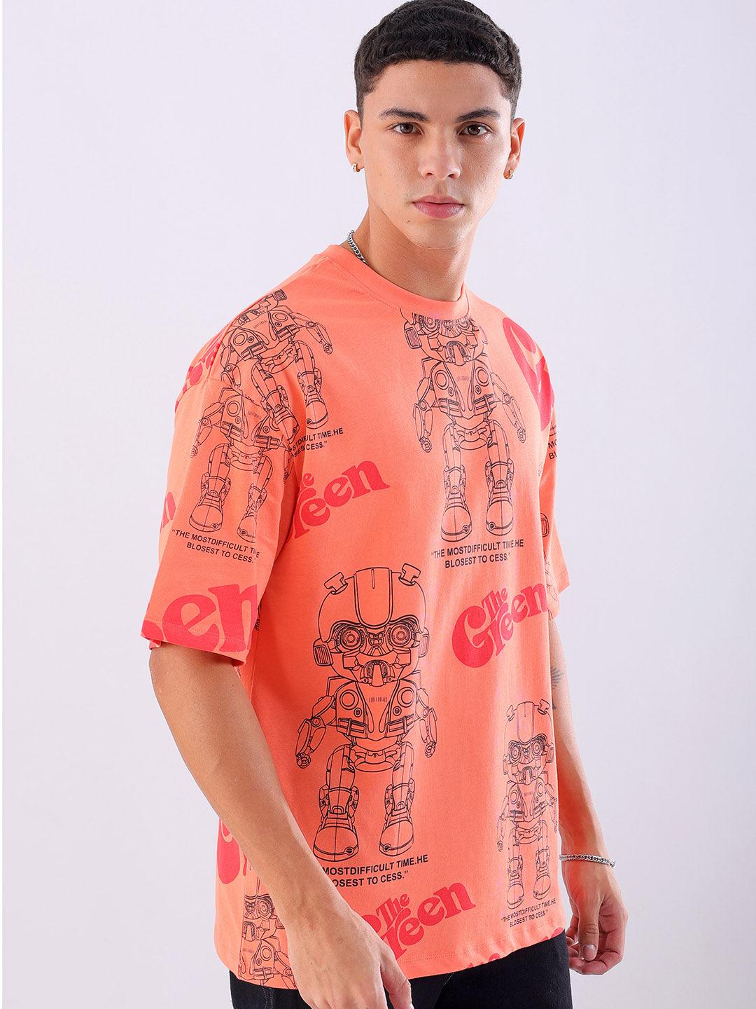 Men's Printed Oversized T-Shirt