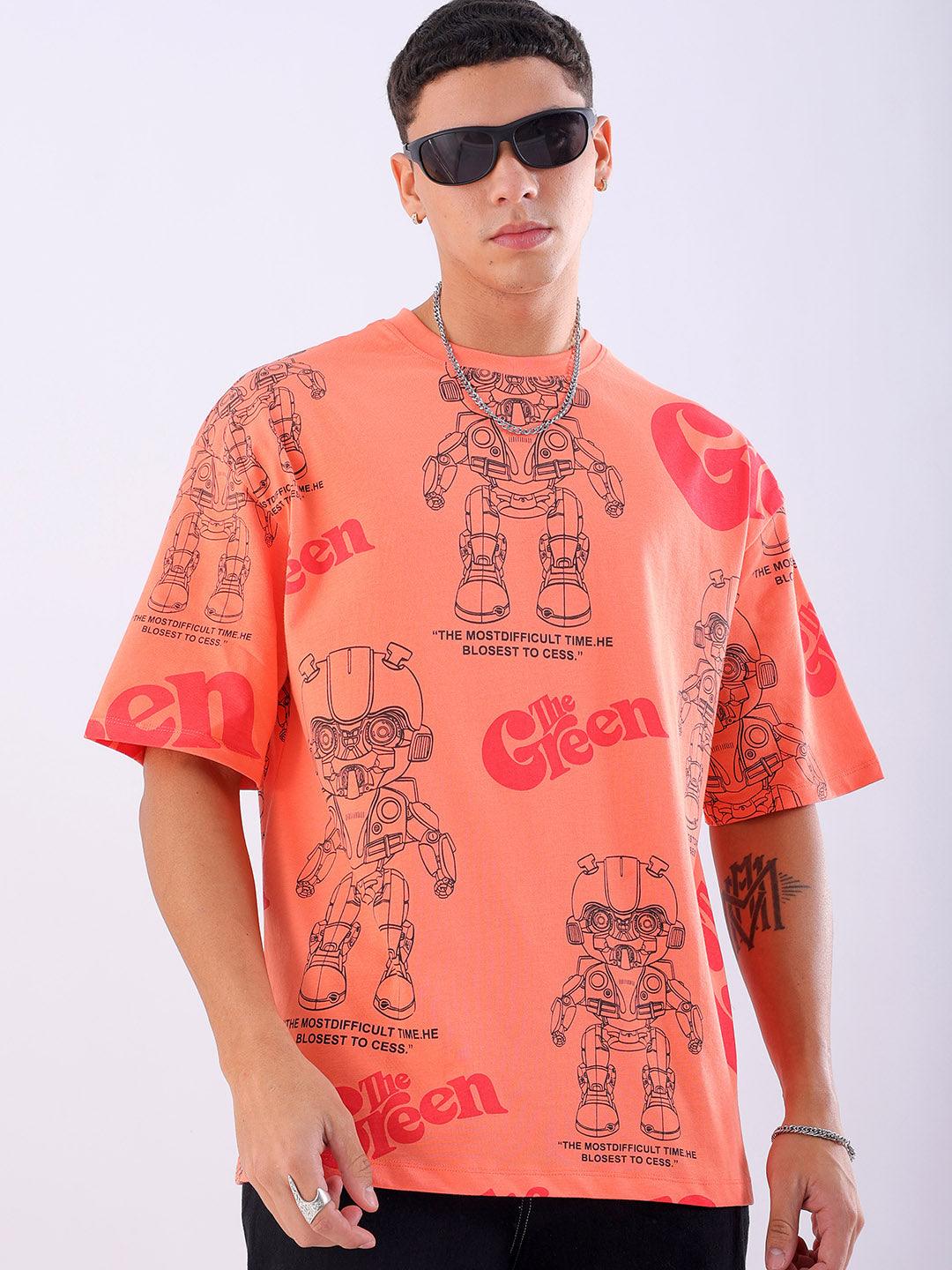 Men's Printed Oversized T-Shirt