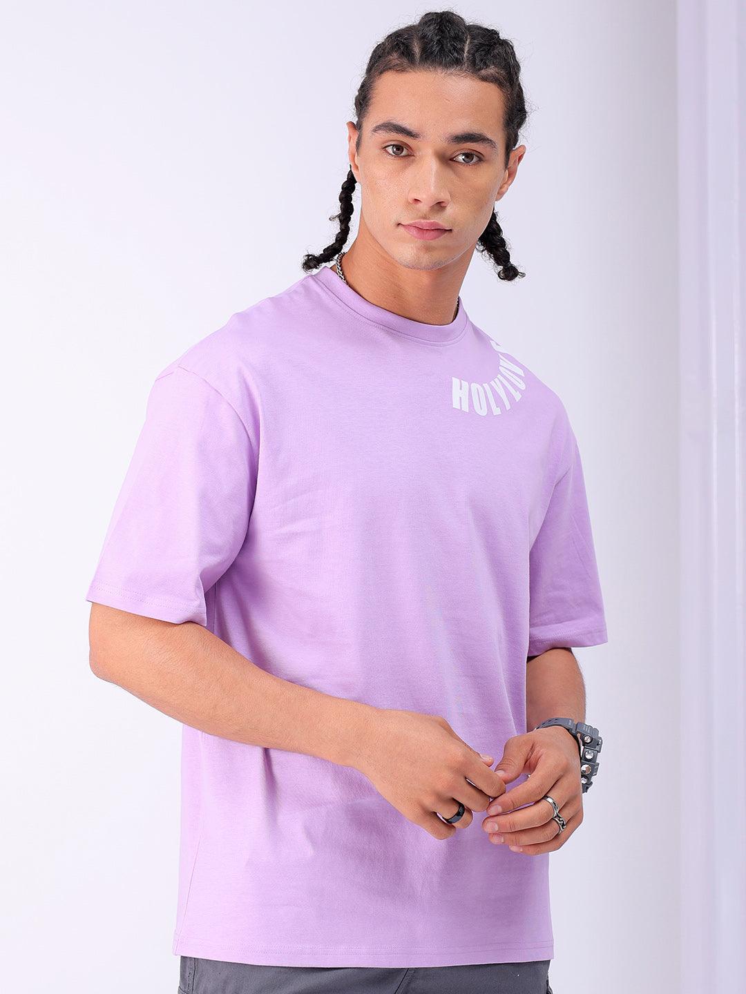 Men's Back Printed Oversized T-Shirt