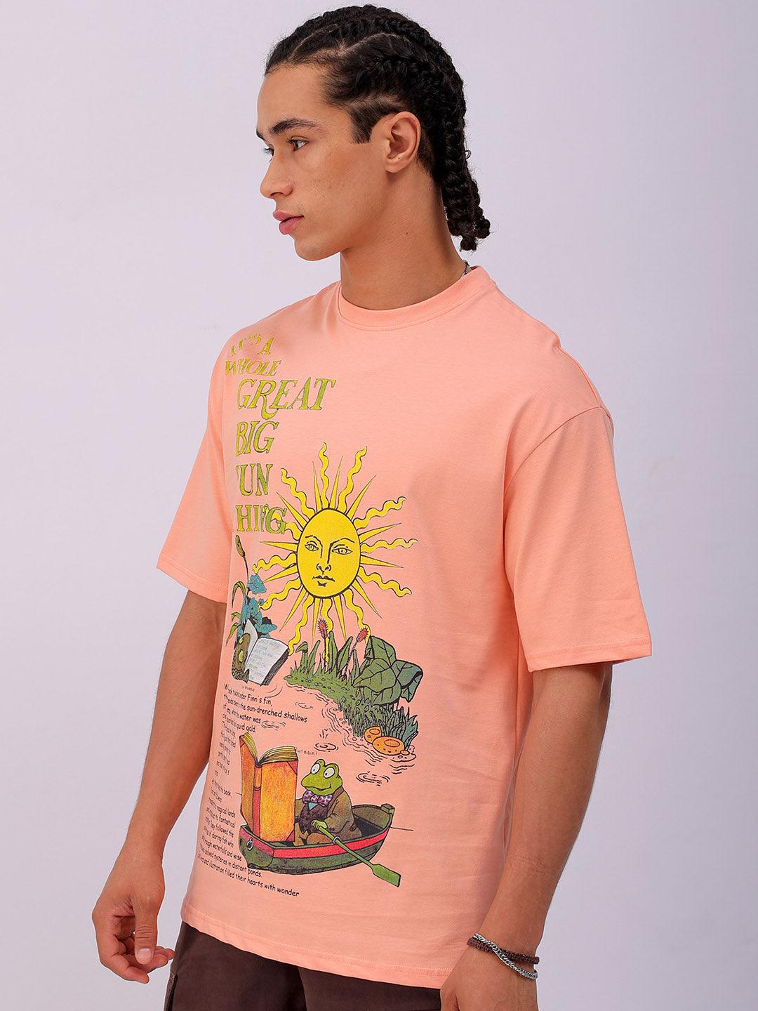 Men's Graphic Printed Oversized T-Shirt