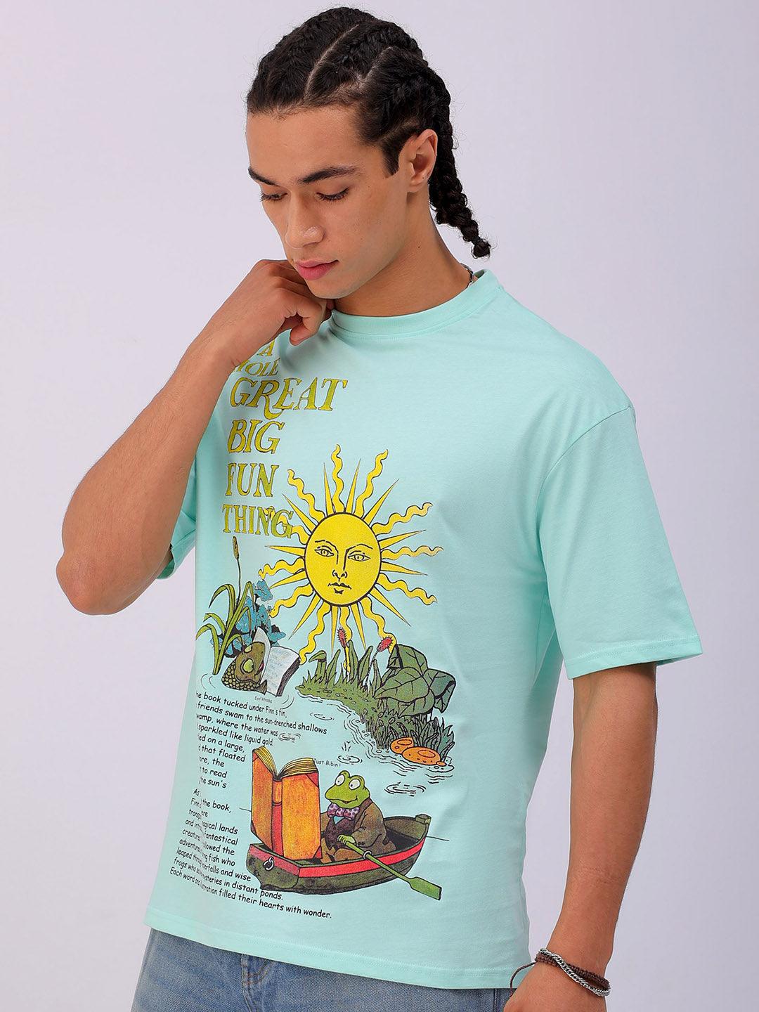 Men's Graphic Printed Oversized T-Shirt