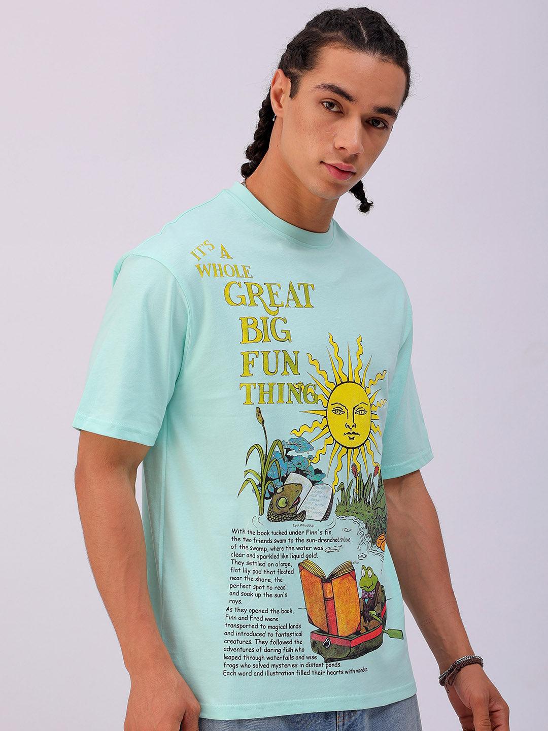 Men's Graphic Printed Oversized T-Shirt