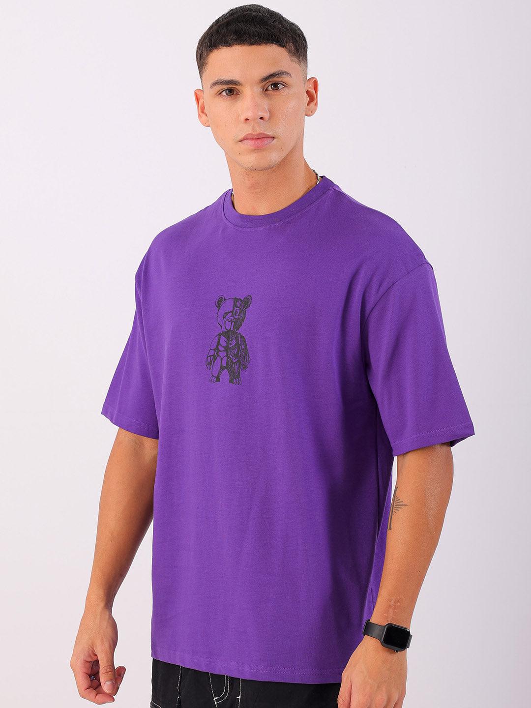 Men's Back Printed Oversized T-Shirt