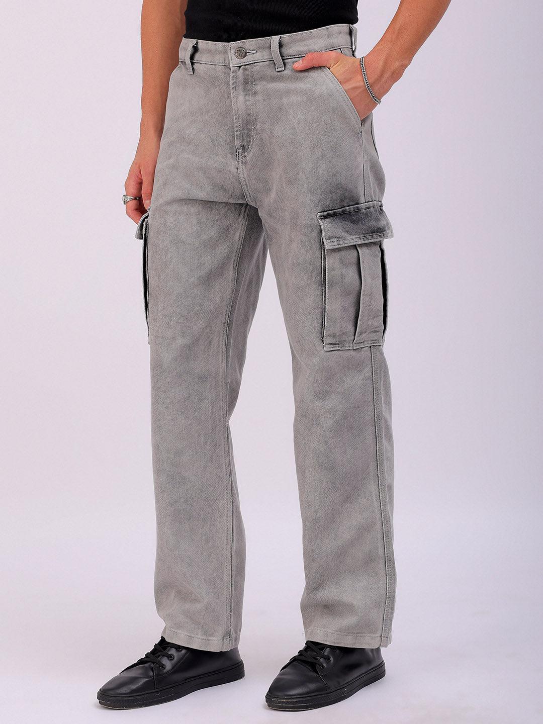 Men's Solid G365 Relaxed Fit Cargo Denim