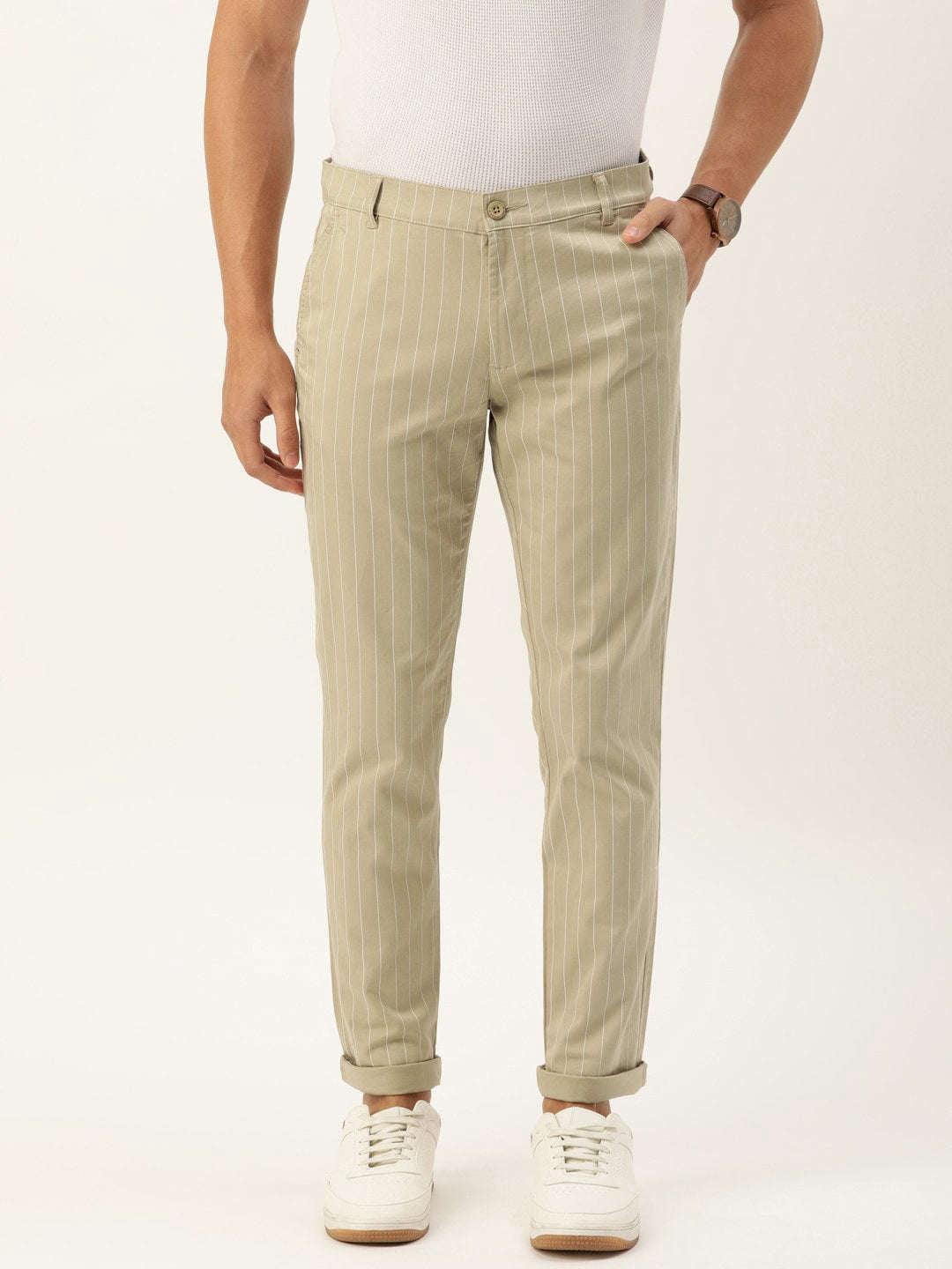 Men's Striped Chino