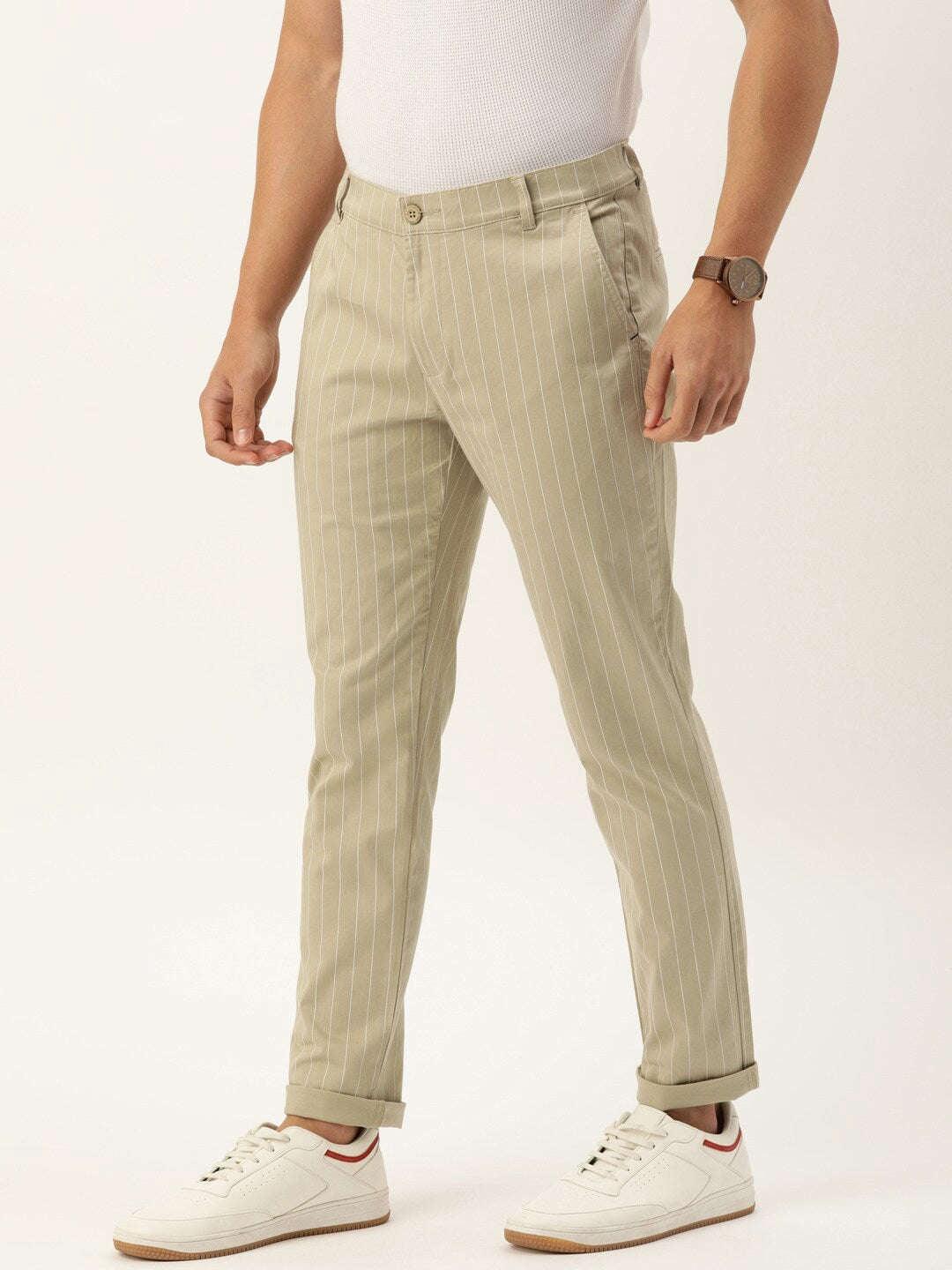 Men's Striped Chino