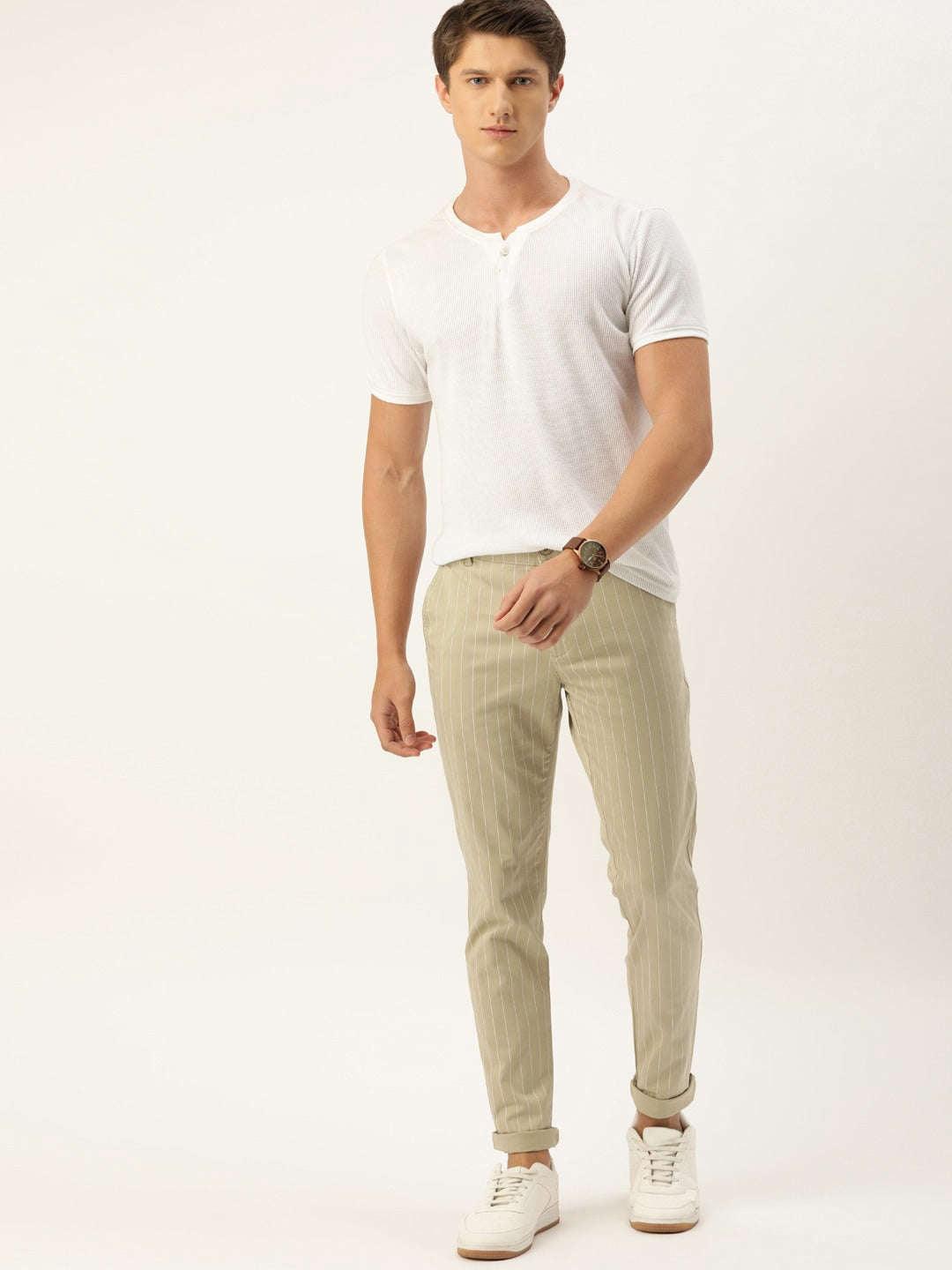 Men's Striped Chino