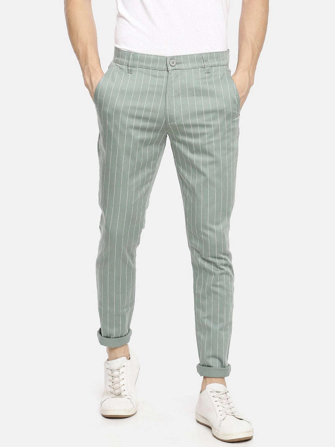 Men's Striped Chino