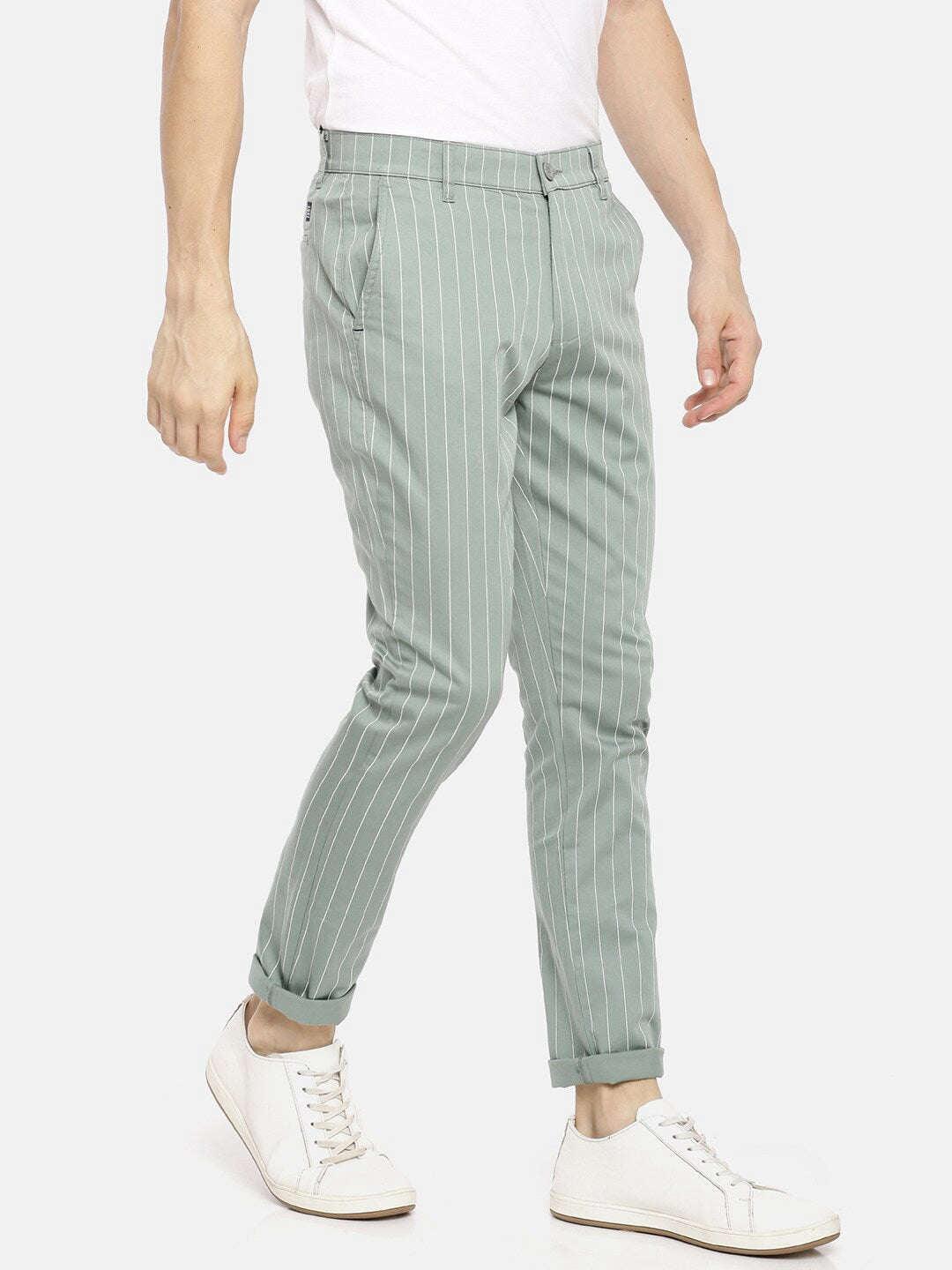 Men's Striped Chino