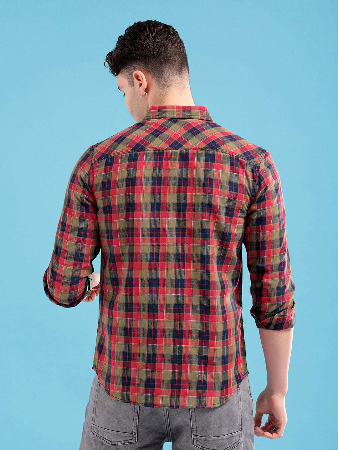 Men's Checked Casual Shirt