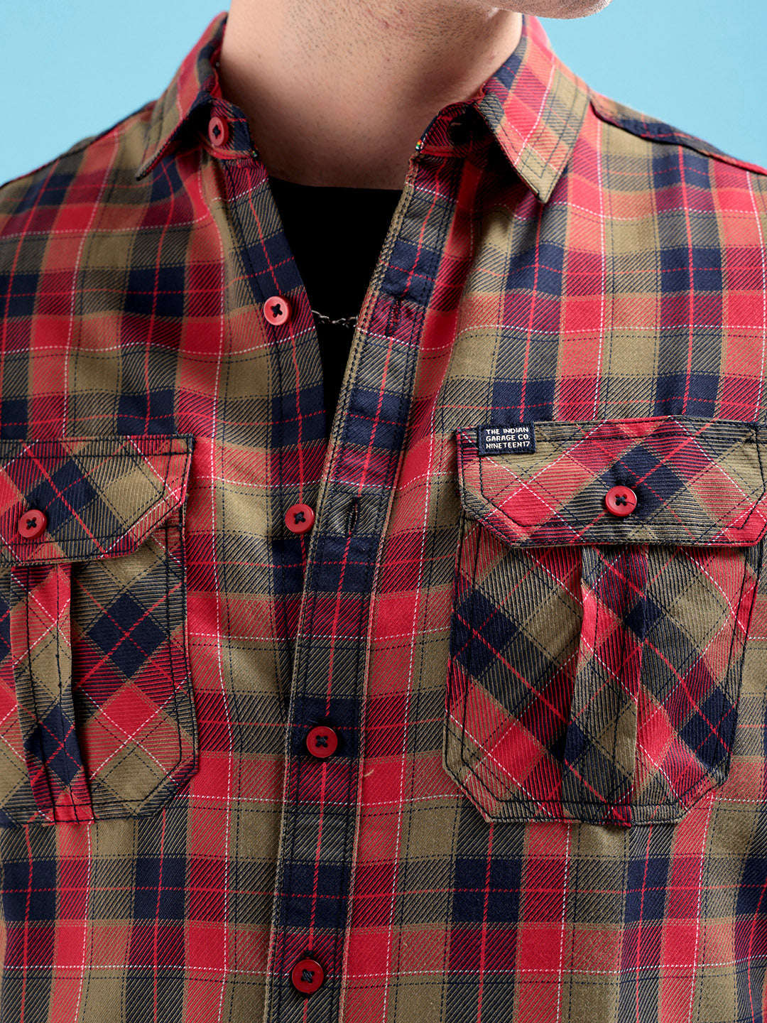 Men's Checked Casual Shirt