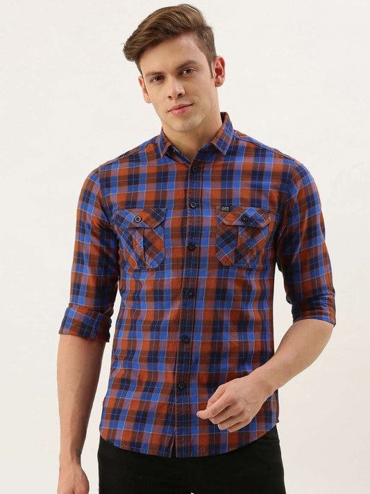 Men's Checked Casual Shirt