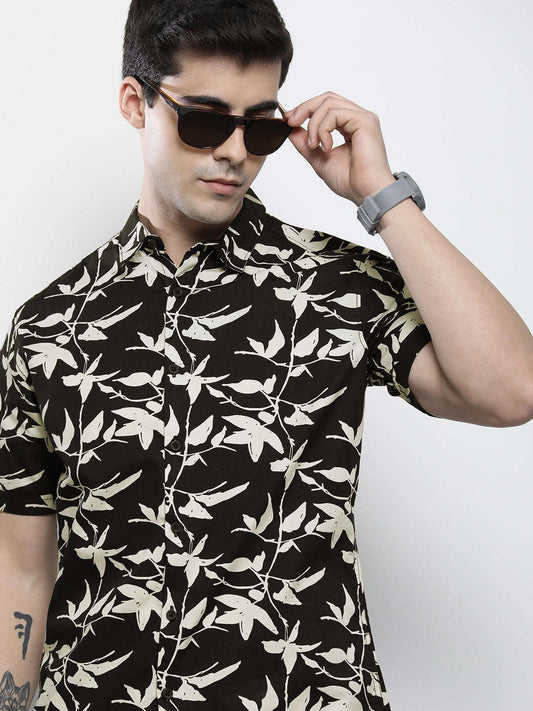 Men's Floral Casual Shirt