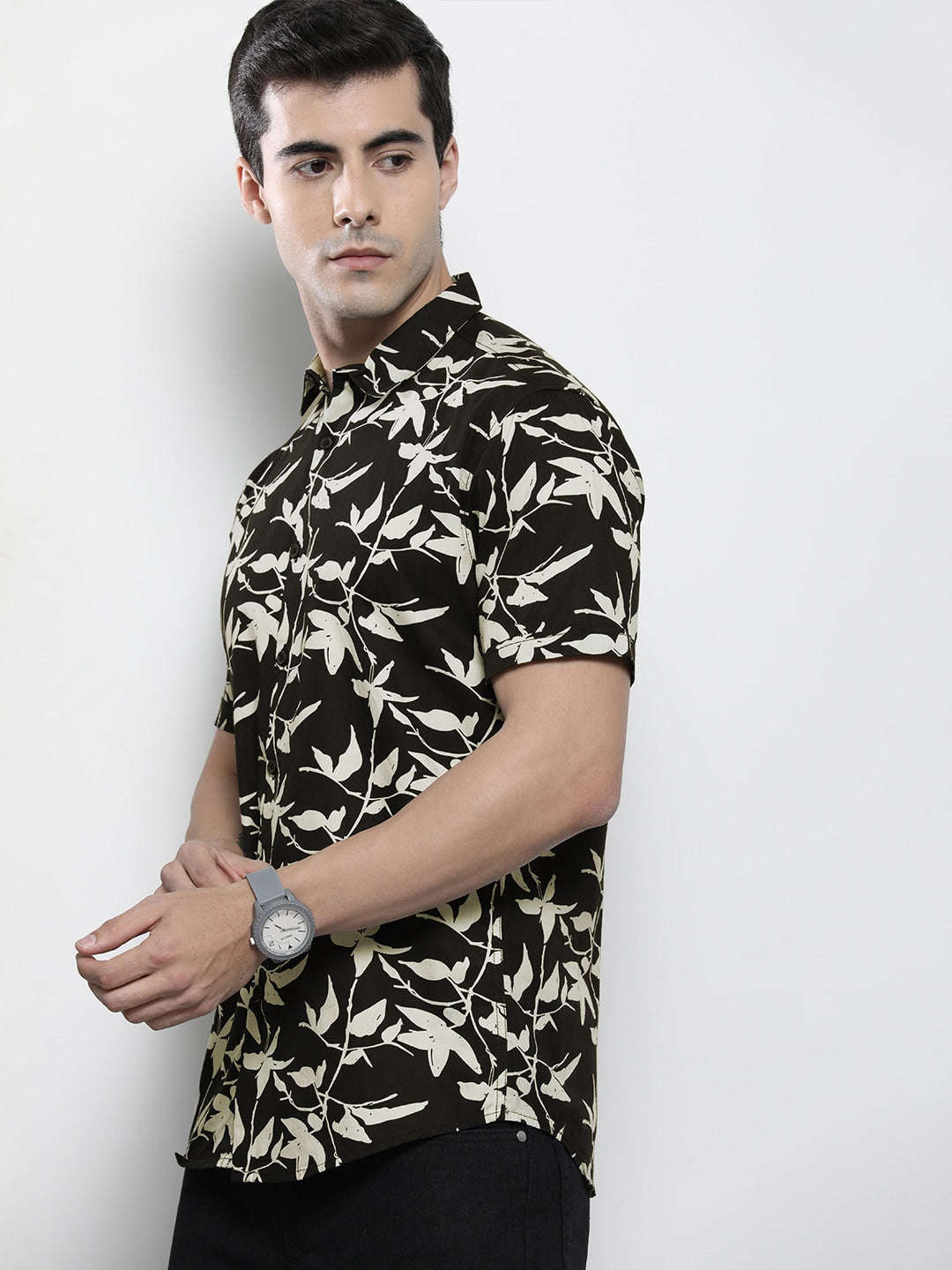 Men's Floral Casual Shirt