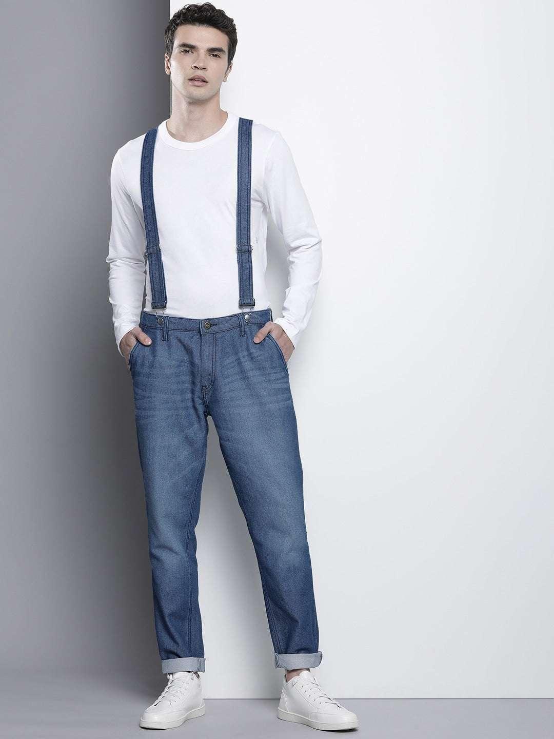 Men's Denim Dungaree Jeans