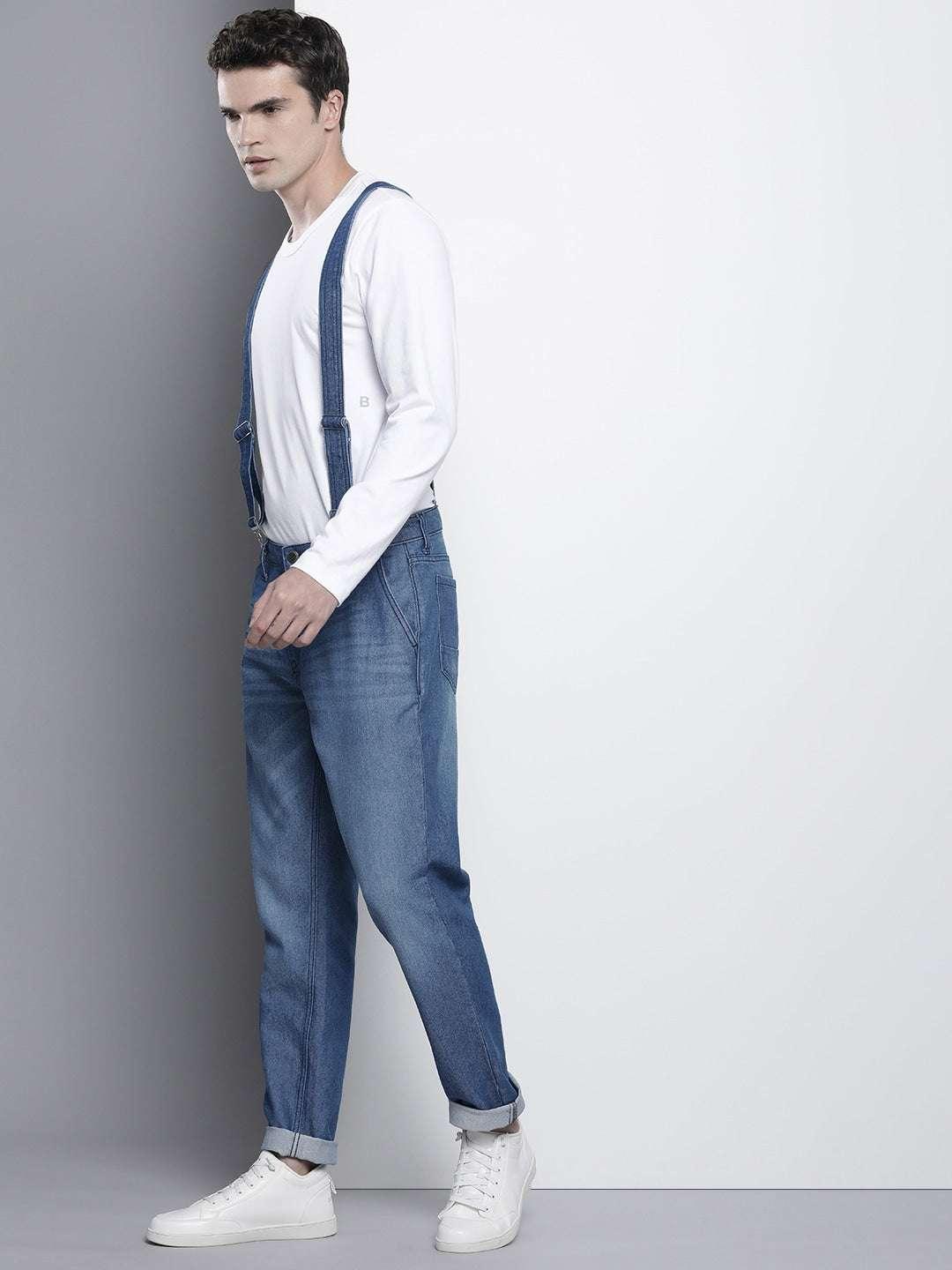 Men's Denim Dungaree Jeans