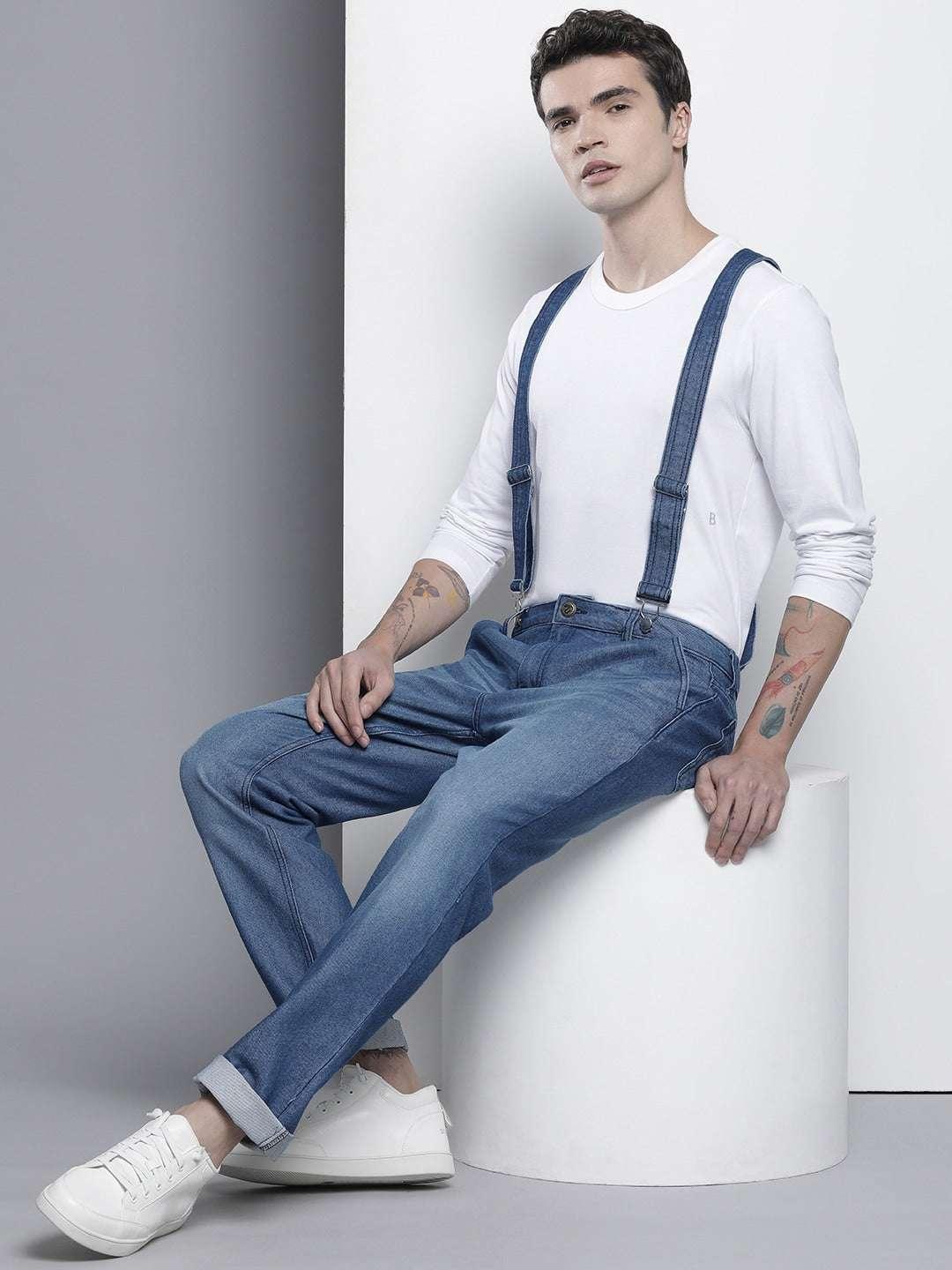 Men's Denim Dungaree Jeans