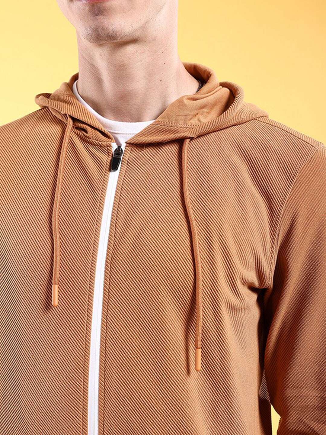 Men's Textured Regular Fit Sweatshirt