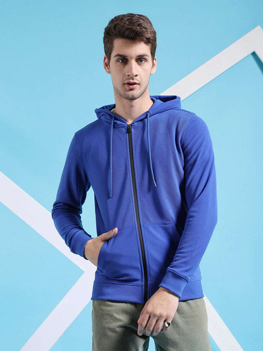 Men's Textured Regular Fit Sweatshirt