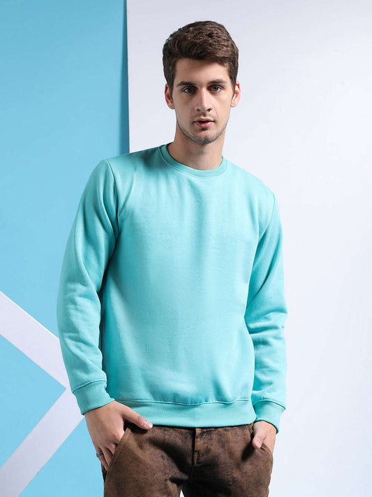 Men's Solid Regular Fit Sweatshirt