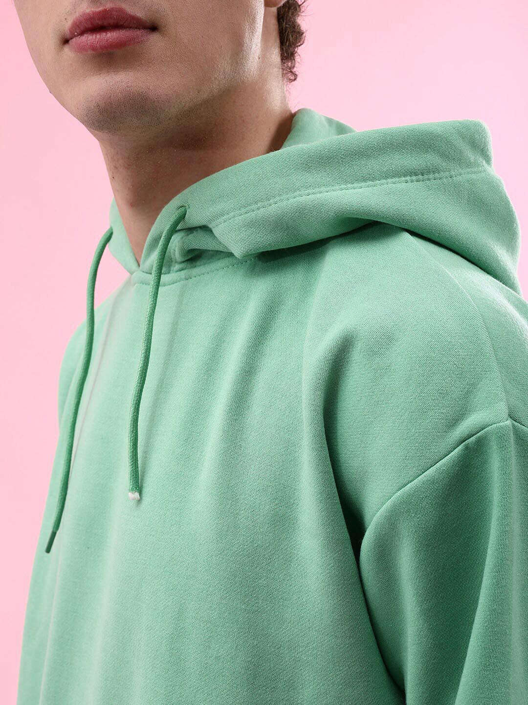 Men's Solid Oversized Sweatshirt