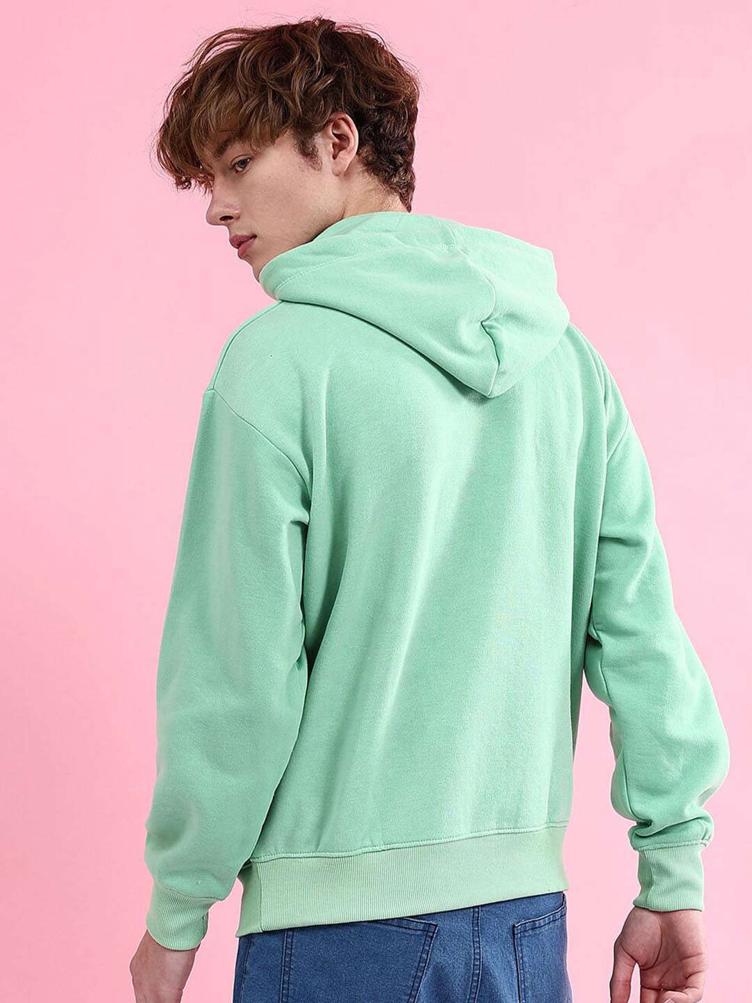 Men's Solid Oversized Sweatshirt