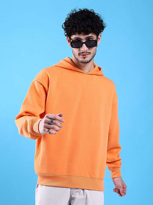 Men's Solid Oversized Sweatshirt