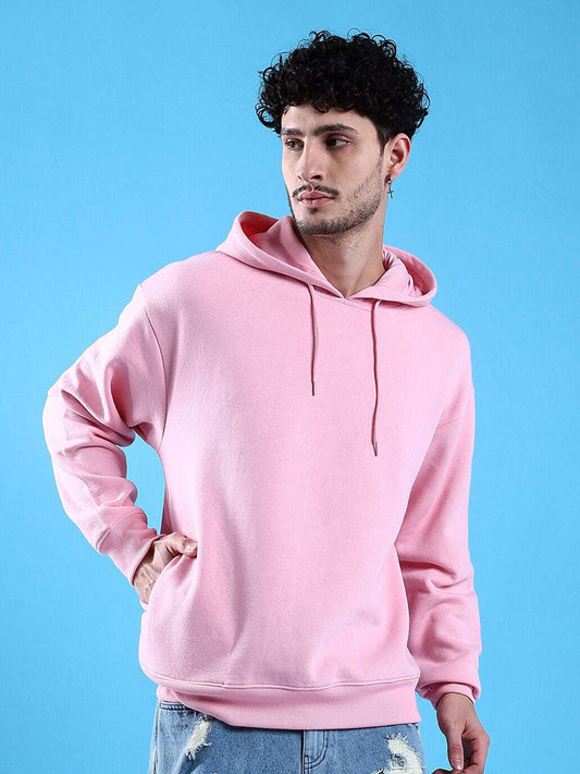 Men's Solid Oversized Sweatshirt