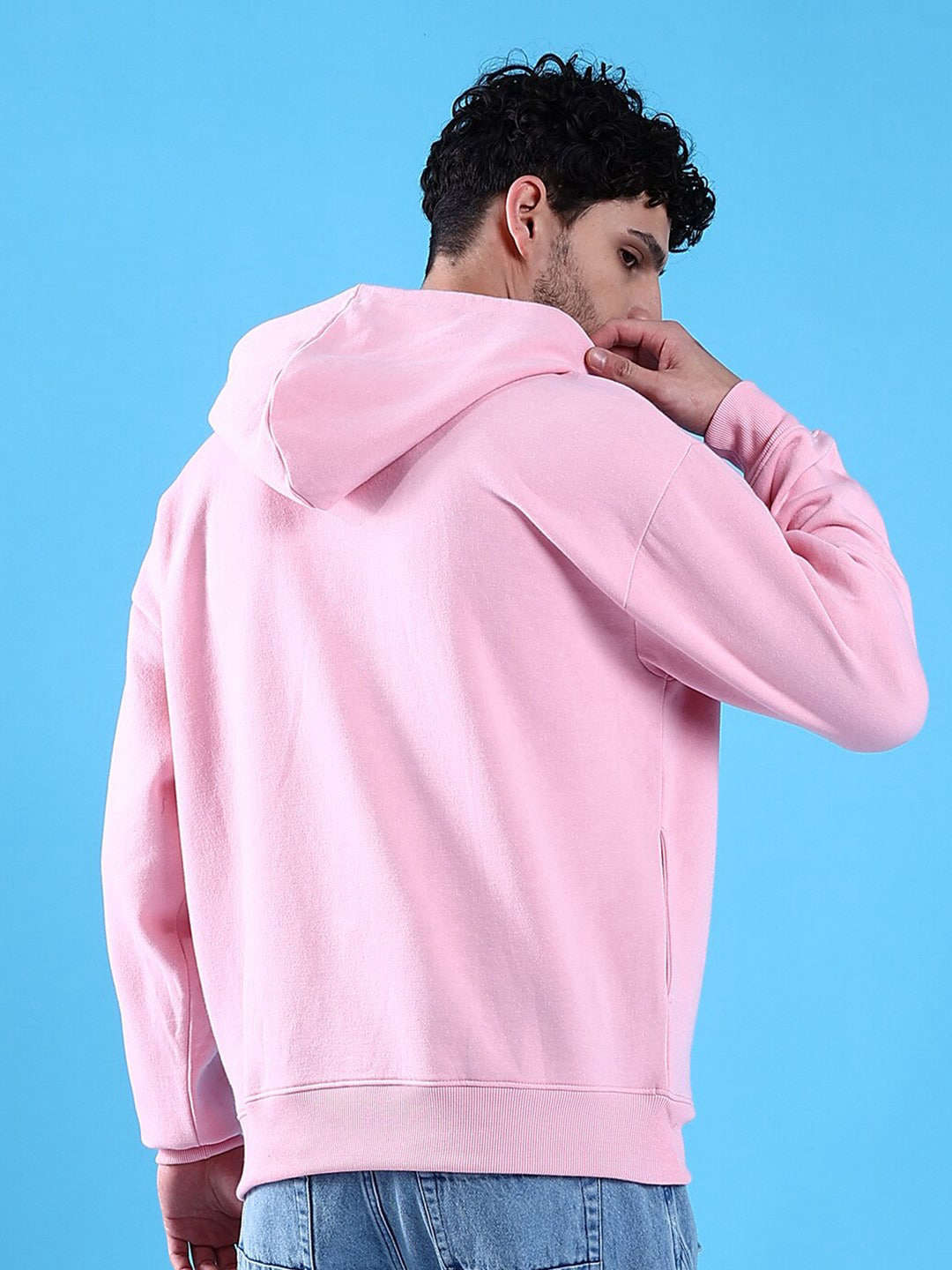 Men's Solid Oversized Sweatshirt