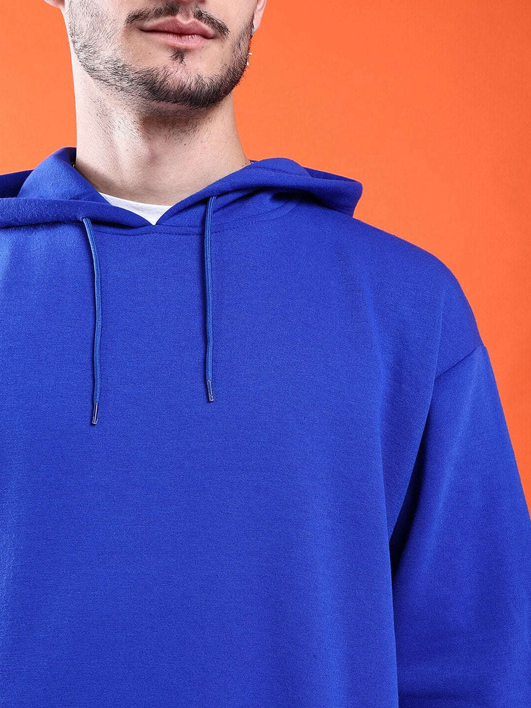 Men's Solid Oversized Sweatshirt