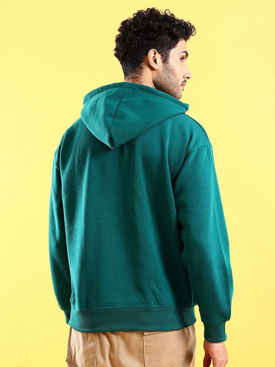 Men's Solid Oversized Sweatshirt